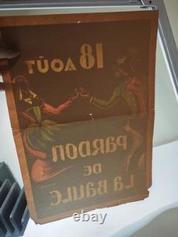 Affiche originale Pardon de La Baule 18 Août Émile Guillaume années