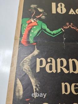Affiche originale Pardon de La Baule 18 Août Émile Guillaume années