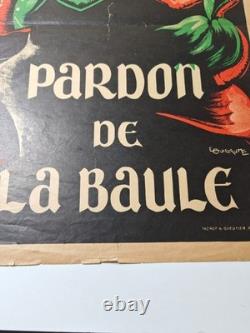 Affiche originale Pardon de La Baule 18 Août Émile Guillaume années