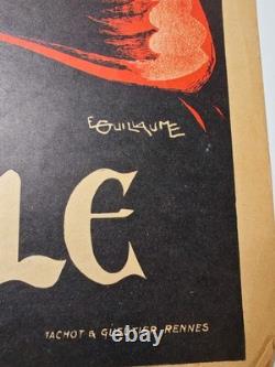 Affiche originale Pardon de La Baule 18 Août Émile Guillaume années