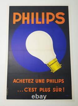 Affiche originale Philips 1939