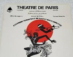 Affiche originale Théâtre de Paris 1977 Broadway Harlem Années 30/ Baker
