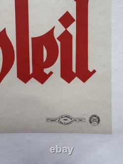 Affiche originale Vin Chaudsoleil ANDRÉ ROLAND années 60