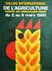 Affiche Originale Ancienne 120 X 160 Salon De L'agriculture 1980 Par Auriac