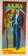 Affiche Originale Ancienne 1959 Profesor Alba Magicien Squelette /rs11