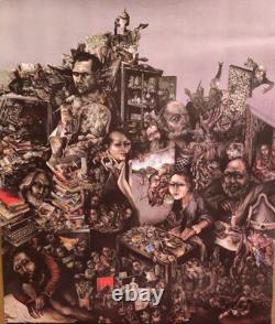 Affiche originale ancienne 1985 Autour de Nice ACROPOLIS /RS565