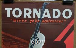 Affiche originale ancienne Aspirateur TORNADO /RS188