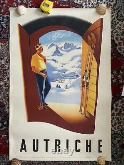 Affiche originale ancienne Autriche 1950