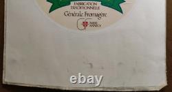 Affiche originale ancienne Fromage d'Abondance au lait cru Annecy /RS457