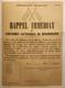 Affiche Originale Ancienne Guerre Rappel Immédiat De Réservistes /rs493