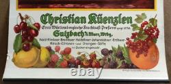 Affiche originale ancienne Küenzlen Christian Likörfabrik Sulzbach /RS330