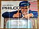 Affiche Originale Ancienne Télévision Philco Americaine Ill Couronne