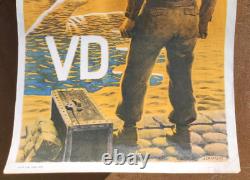 Affiche originale ancienne VD Almost! Armée Américaine par Schiffers /RS20