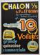 Affiche Originale Ancienne Voitures R 8 Major Chalon Sur Saône /rs215