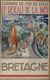 Affiche Originale Ancienne Chemin De Fer Bretagne 1937 La Mer Rarissime