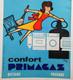 Affiche Originale Ancienne Confort Primagaz Butane Propane /rs181