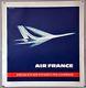 Affiche Originale De 1971 Entoilée. Air France Le Concorde Par Excoffon