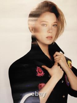 Affiche originale vintage poster VUITTON LEA SEYDOUX 120 X 170