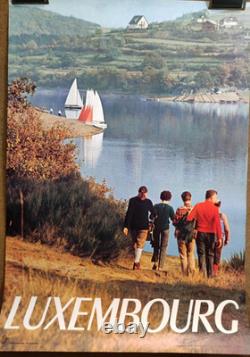 Affiche photo ancienne années 50-60 Luxembourg /RS388