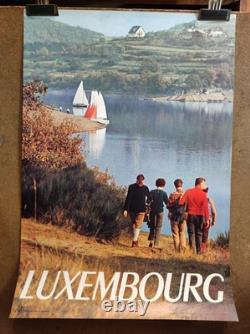 Affiche photo ancienne années 50-60 Luxembourg /RS388