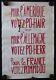 Affiche Politique Votez Poher Pompidou 1968 1969 39x57cm Poster 395