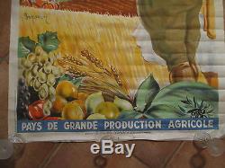 Affiche publicité agricole-ALGERIE 1930