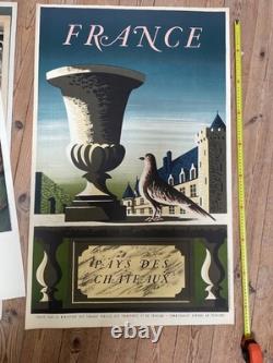 Affiche publicitaire ancienne de Jean Picart Le Doux 1950, tourisme 62 98