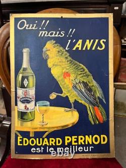 Affiche publicitaire originale 1915 Oui! Mais! L'ANIS Edouard Pernod R C LURE
