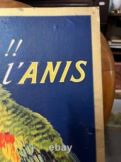 Affiche publicitaire originale 1915 Oui! Mais! L'ANIS Edouard Pernod R C LURE