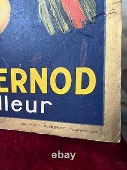 Affiche publicitaire originale 1915 Oui! Mais! L'ANIS Edouard Pernod R C LURE