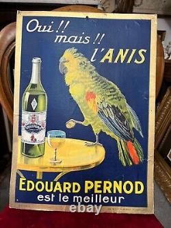 Affiche publicitaire originale 1915 Oui! Mais! L'ANIS Edouard Pernod R C LURE