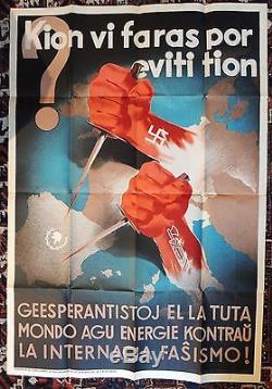 Affiche rare, Comissariat de Propaganda de la Generalitat de Catalunya, 1936-37