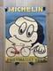 Affiche Rééditée Dead Stock Michelin Milano Memphis 60s Vélo Giro Savignac