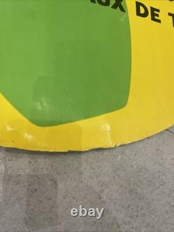 Affiche ronde Originale PERRIER le champagne des eaux de table diam 78 cm