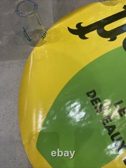 Affiche ronde Originale PERRIER le champagne des eaux de table diam 78 cm