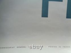 Affiche touristique ancienne CATHEDRALE ANGOULEME France travel vintage poster