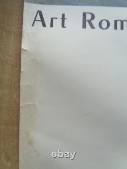 Affiche touristique ancienne CATHEDRALE ANGOULEME France travel vintage poster