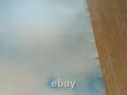 Affiche touristique ancienne CATHEDRALE ANGOULEME France travel vintage poster