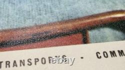 Affiche touristique originale Mont-Blanc Saint-Gervais 1962 Alps France 40×60