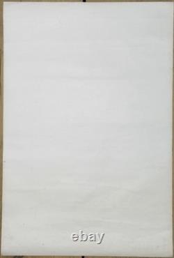 Affiche touristique originale Mont-Blanc Saint-Gervais 1962 Alps France 40×60