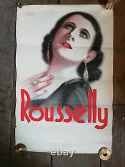 Affiches anciennes Rousselly, publicité, vintage, Belgium, décoration intérieur