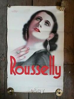 Affiches anciennes Rousselly, publicité, vintage, Belgium, décoration intérieur