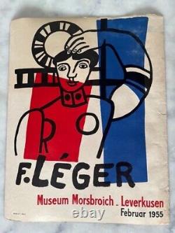 Affiches anciennes vintage Léger, Museum Morsbroich Museum Prints Society 1955