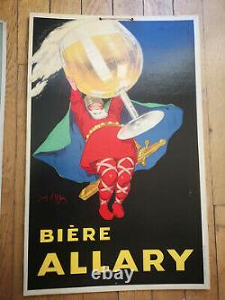 Affiches cartonnées bière Schneider Allary BRIVE années 30 panneau publicitaire