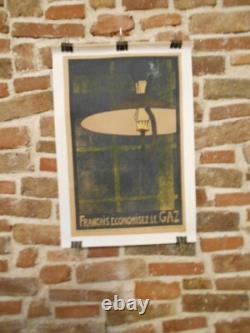 Affichette Ancienne Originale Francais Economisez Le Gaz