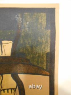 Affichette Ancienne Originale Francais Economisez Le Gaz