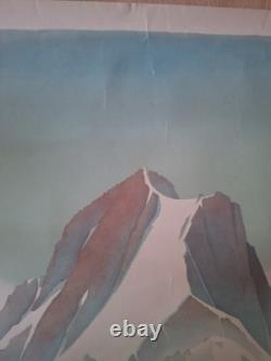 Ancienne Affiche 1975 Samivel, Parc National De La Vanoise. Poster. Vintage