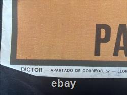 Ancienne Affiche Espagnole De Corrida Originale 1975 El Cordobés Palomo Linares