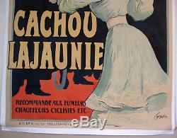 Ancienne Affiche Lithographie Cachou Lajaunie De Tamagno Antique Vintage Poster