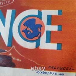 Ancienne Affiche ORIGINALE AIR FRANCE EUROPE par FALCUCCI